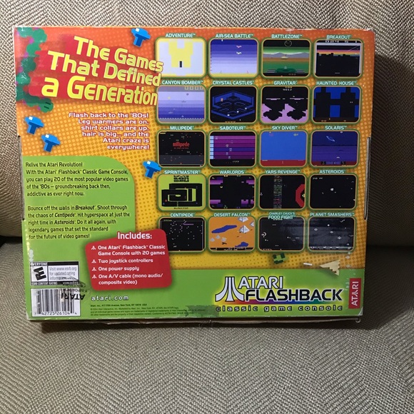 Atari Flashback game console 20 built in - Picture 5 of 6